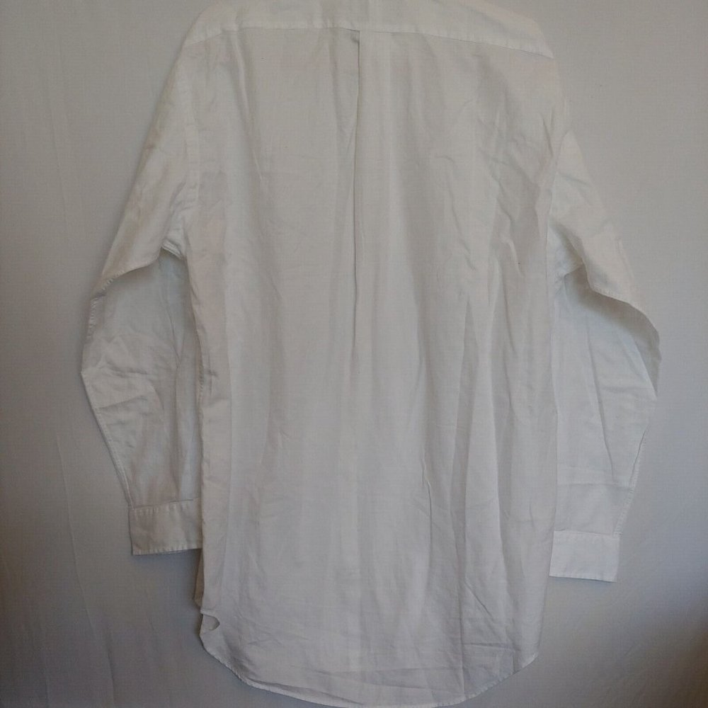Lauren Ralph Lauren blue label white Yardmouth button shirt size 151/2 32/33 - Picture 7 of 12